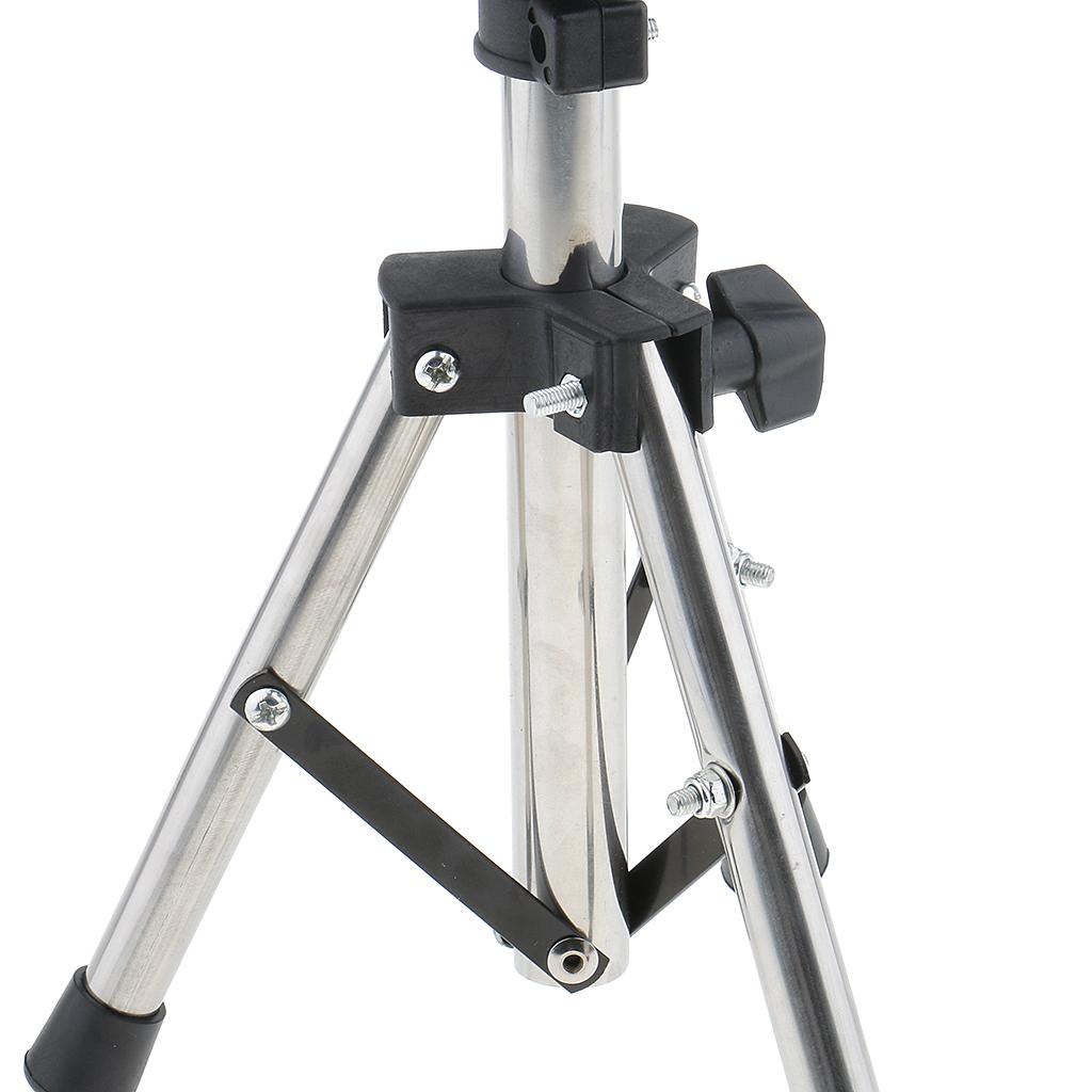 20" Hair Practice Training Hairdressing Weaving Doll Head+Tripod