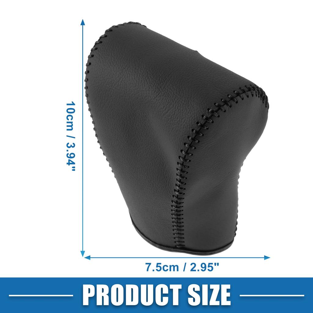 A ABSOPRO Speed Shift Knob Cover Auto Transmission Lever Black