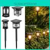 Filament Tungsten Solar Lamp Courtyard Lighting Outdoor Human Body Induction