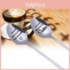 Elegant Stainless Steel Ice Spoon For Couples And Friends With Personalized Engraving Gift