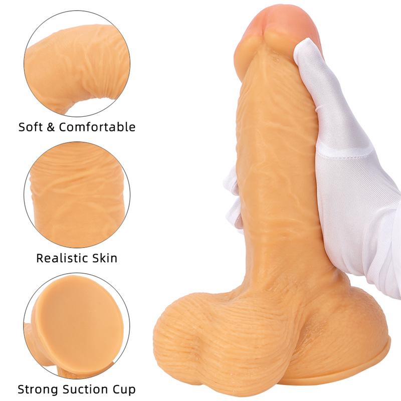4 modely super dlouhého a velkého simulačního dilda Simulace penisu dildo pro dospělé