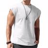 Summer Loose Solid Color Sleeveless Vest Youth Men's T-shirts
