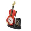 Geige Wecker Retro Mode Anspitzer Funktion Tischwecker Geigenform Neuheit