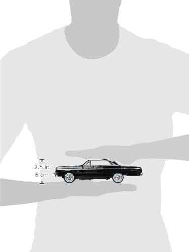 MOTORMAX 1/24 Scale 1964 Impala Diecast Model Car (Light Blue Metallic) [Parallel Import]