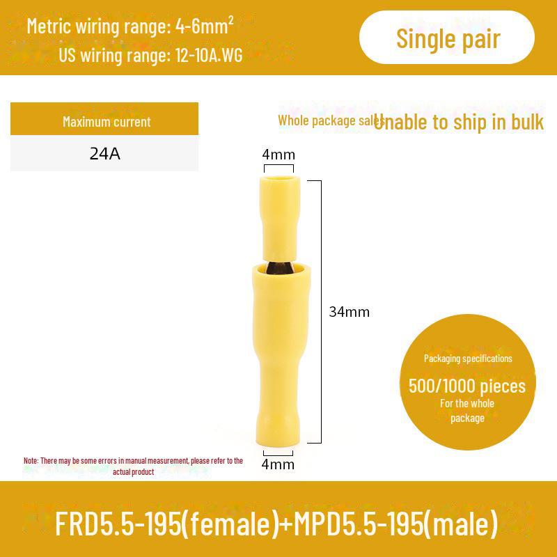 Pluggable Bullet Terminal Blocks Quick Connectors