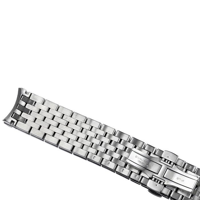 20mm TRADITION Series T063610A T063407A T063610 T063407 Stainless Steel Strap Bracelet Watch Parts Male Watch Bands For T063 3PIN Type