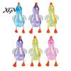 Stretchy Duck Squeeze Toy 2/3/6Pcs Mini Glitter Transparent Lying Anxiety Relief Slow Rising Sensory Stress Ball Animal Shape