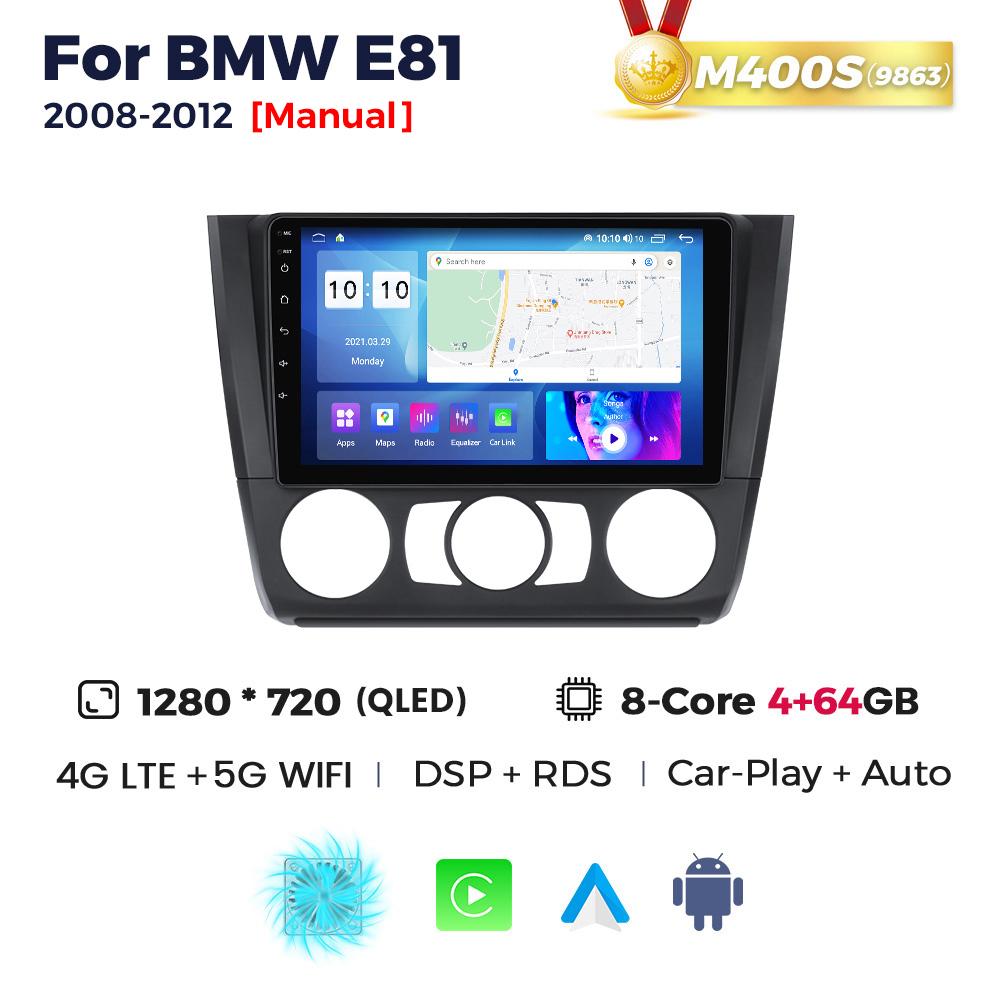 Navifly UIS7862S Android Car Radio For BMW 1 Series E81 E82 E87 E88 2004-2012 GPS Stereo BT Carplay Auto Multimedia Video Player