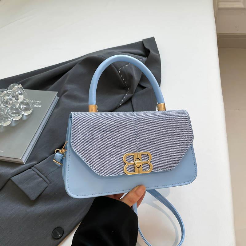 Summer New Retro Light Luxury Portable Small Square Bag Temperament Beautiful Niche Design Simple Shoulder Messenger Bag