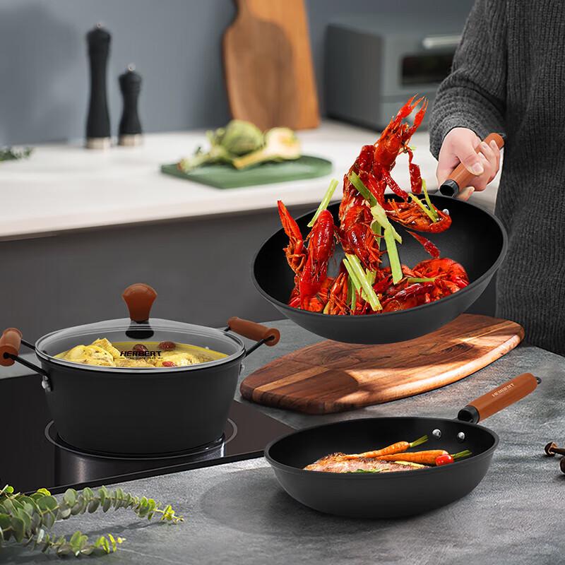 HERBERT Non-stick 3-Piece Cookware Set