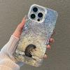 Bright Hedgehog In The Fog Silver Plated Inside Phone Case For iPhone 17 16 15 14 11 12 13 Pro Max Plus X XR XS Max Colored