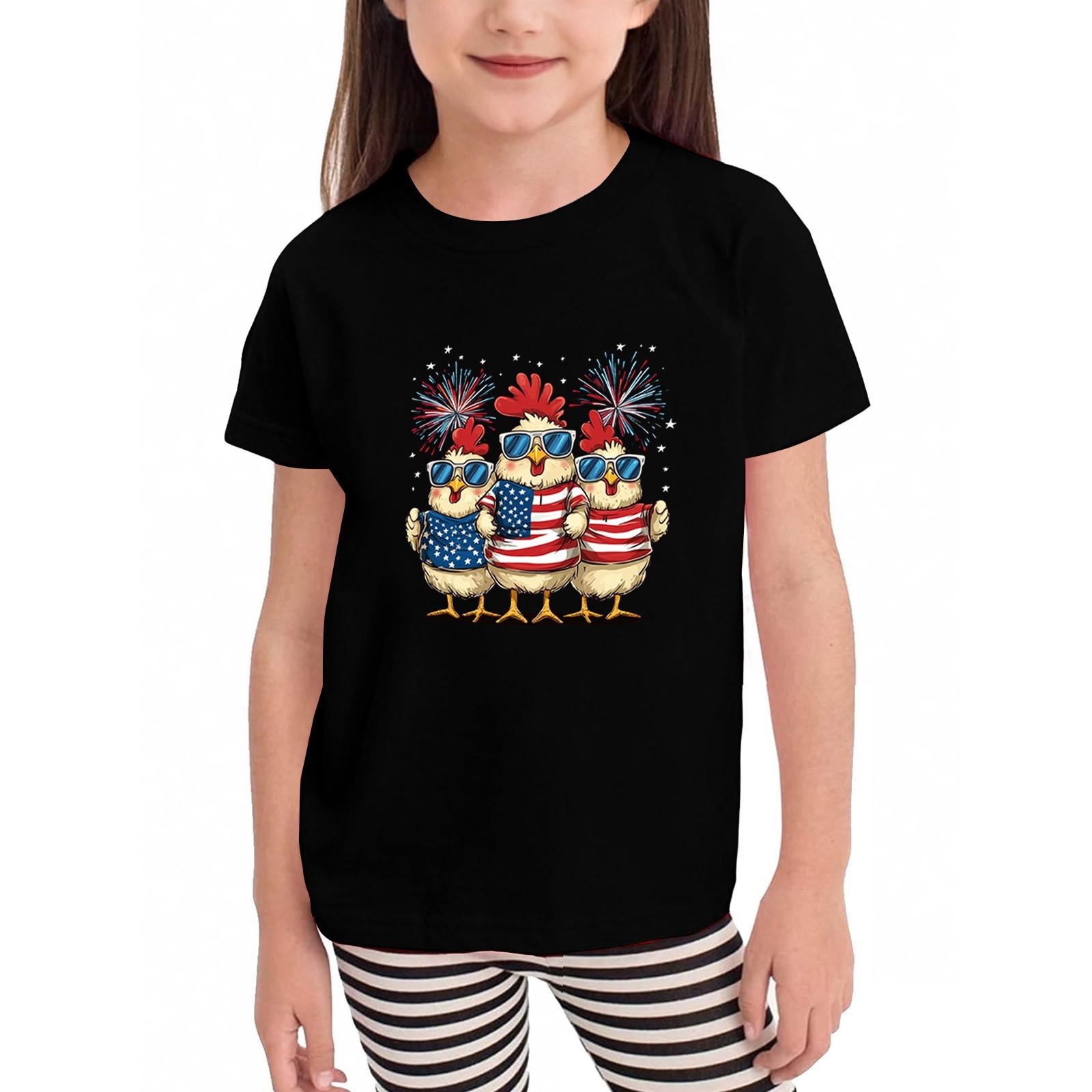 

Футболки для малышей, девочек и мальчиков, детские футболки с короткими рукавами и принтом для мальчиков и девочек 140 чёрный