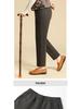 Velvet Straight-Leg Pants for Women - Winter and Spring Fashion for Elderly & Middle-Aged