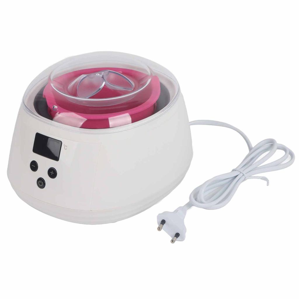 Wax Warmer Machine Professional LED Electric Hard Wax Heater with Silicone Wax Pot for Hair Removal 100‑240V EU Plug