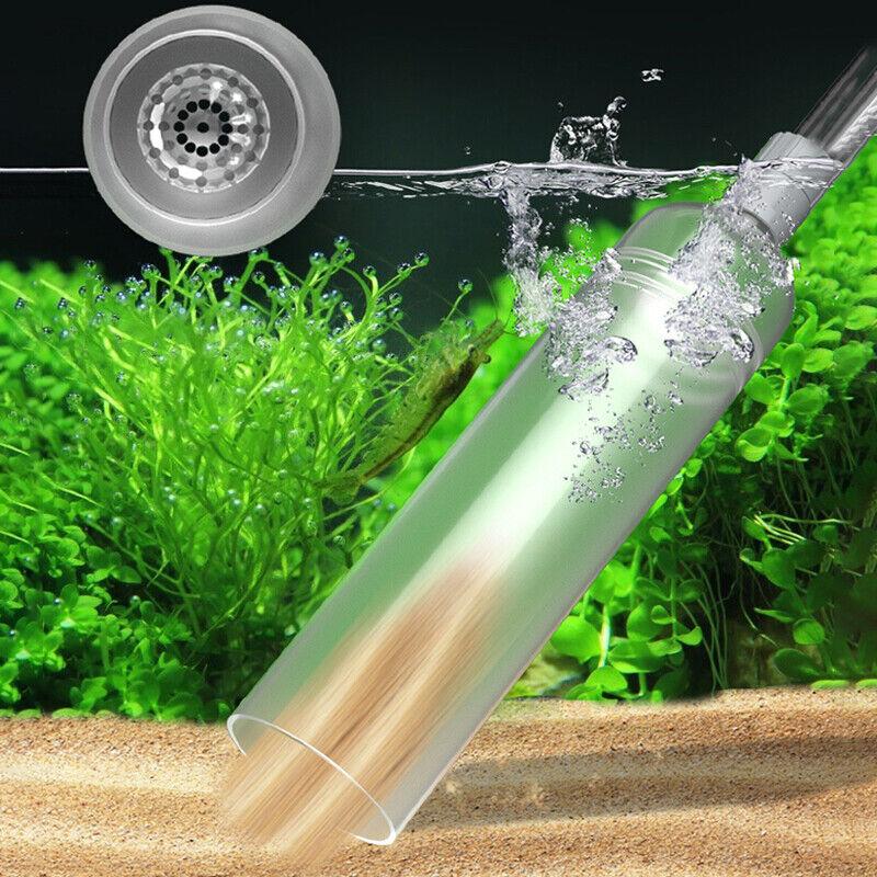 Aquarium Fish Tank Syphon Vacuum Cleaner Siphon Pump Water Changer Gravel Filter