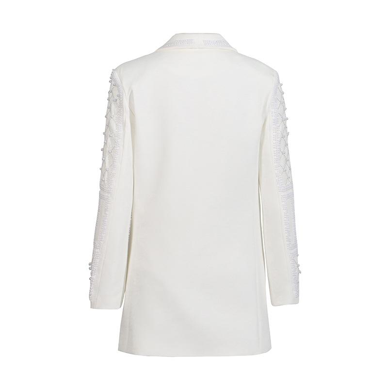 2025 Summer High-End European & American Style Suit: Heavy Beading, Hot Diamond, Versatile Jacket