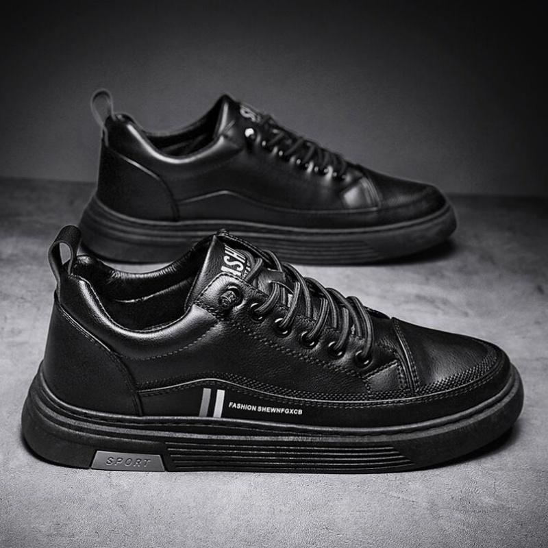 Men Casual Leather Shoes Fashion Formal Dress Shoes British Style Ankle Shoes Breathable Comfortable Oxfords for Male