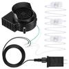 Inflatable Air Blower Fan 12V Christmas Inflatables Blower Fan with LED Light String Replacement Decoration Blowing Machine