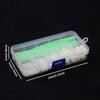 Luminous Fishing Beads Tube 170Pcs/Set Hard Rubber Rig Tube Sleeve Accessories Floating Glow Fishing Beads Fishing Fishing Tools