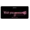 Funny 'Get Rich Quick' Text Mouse Pad - Princess Please Office Desk Mat