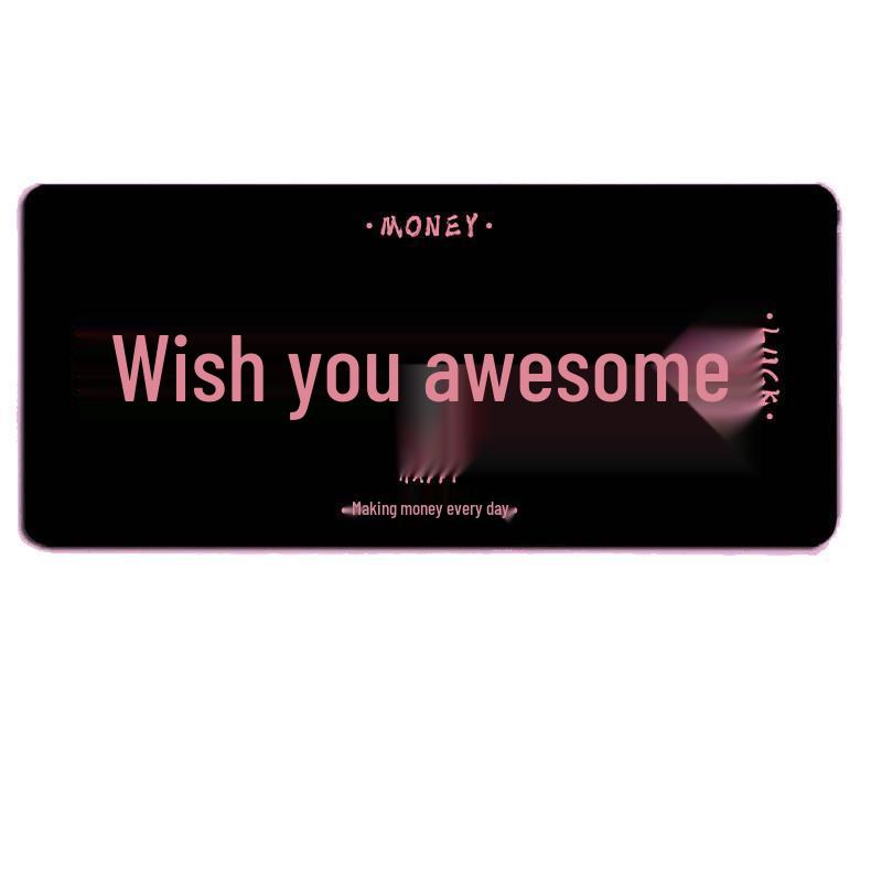 Funny 'Get Rich Quick' Text Mouse Pad - Princess Please Office Desk Mat