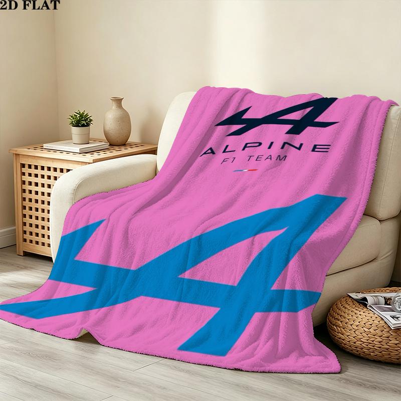 F1-Autos Motiv Flanelldecke, Hohe Qualität, Bequem für alle Jahreszeiten, Heimdekoration, Wärme und Komfort, Perfekt für Weihnachtsgeschenke