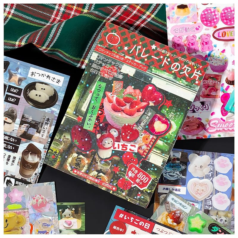 

Різноманітні матеріали для колажу зі стікерів, , Дівчачий, Блискучий, Міскепаа, Стильний, Милий, Колаж, Книга стікерів, Милий, Смартфон, Скрапбукінг, Вінтажний, Планувальник,