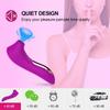 Clit Sucker Vibrator Oral Licking Pussy Tongue Vibrating Nipple Sucking Blowjob Clitoris Stimulator