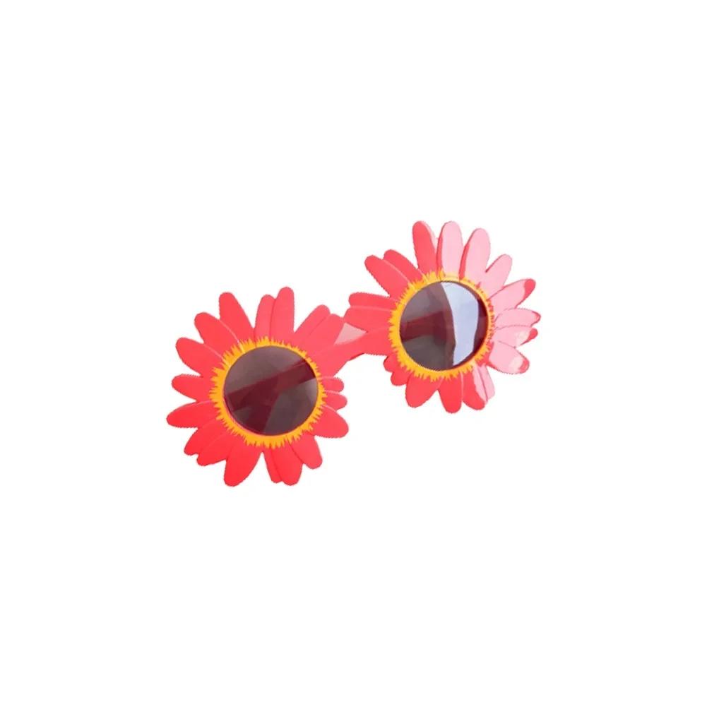 Sunflower Sunglasses Little Daisy Shape Sun Glasses Funny Party Decorative Eyeglasses Plastic Gathering Picnic Photography Props