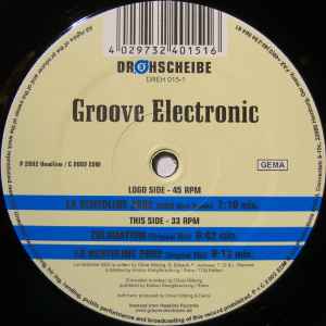 

12-дюймовая пластинка GROOVE ELECTRONIC - La Ventoline 2002 DREH0151 Проигрыватель 2002 Германия Танцевальная & Электроника Б/У