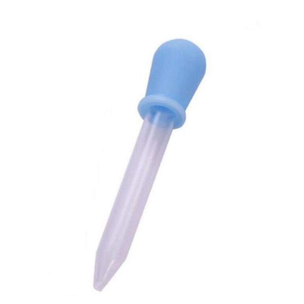 HJ Baby Medicine Liquid Droppers with Graduated Markings for Babies Pack of Droppers, (Blue, 100)