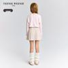 Teenie Weenie Kids' Girls' Ruffle Collar Cotton Long-Sleeve T-Shirt