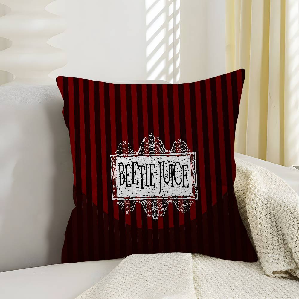 Tim Burton Horror B-Beetlejuice Pillow Gifts Home Office Furnishings Bedroom Sofa Car Cushion Cover case 45x45cm