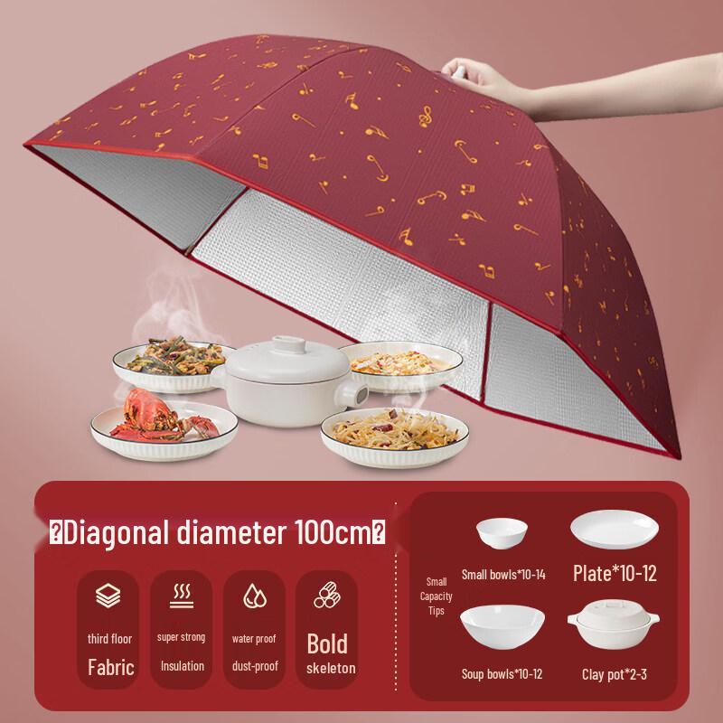Foldable Winter Dining Table Food Cover