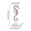 Artistic Wooden Statue for Beach House Mantel And Living Room