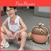 Cute Cartoon Acorn Shaped Children Backpack For Education Use With Pendant Doll