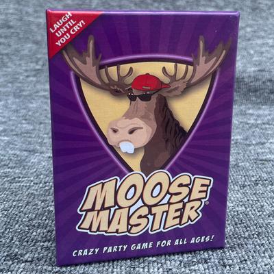 İngilizce Versiyon Moose Master Moose Master Parti Komik Oyun Parti Kartları