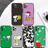 ED44 S-Snoopys Handyhülle für iPhone 6 6s 7 8 11 12 13 14 15 XS Pro Max XR X SE Samsung S20 S21 S22 S23 S24 FE Ultra Plus Lite S21S A55