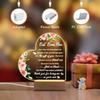 1PC Acrylic Luminous Decor Photography Accessories, USB Base, Stepmother Gift, Mother's Day/Birthday Figurines