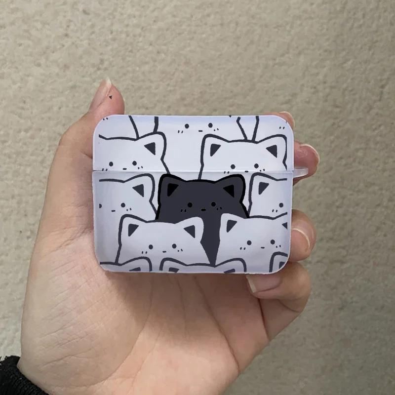 

Cute Cartoon Cats Silicone Cases for Apple Airpods Pro 4th 3rd 3 2 Earphone Shell Wireless Bluetooth Charging Box Airpod Covers AirPods 1st 2nd