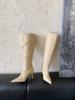 2025 Autumn and Winter New Woven Pointed Thin Heel High Tube But Knee Boots Fashion High Heel Short Boots Women