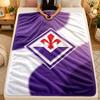 Flannel BlanketFiorentina FC Warm Soft Throw Blanket for Indoor Sofa Bed Living Room Use