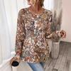Női Új Bohém Sifon Blúz Érett Érzékű Vékony Blúz Kora Tavaszra