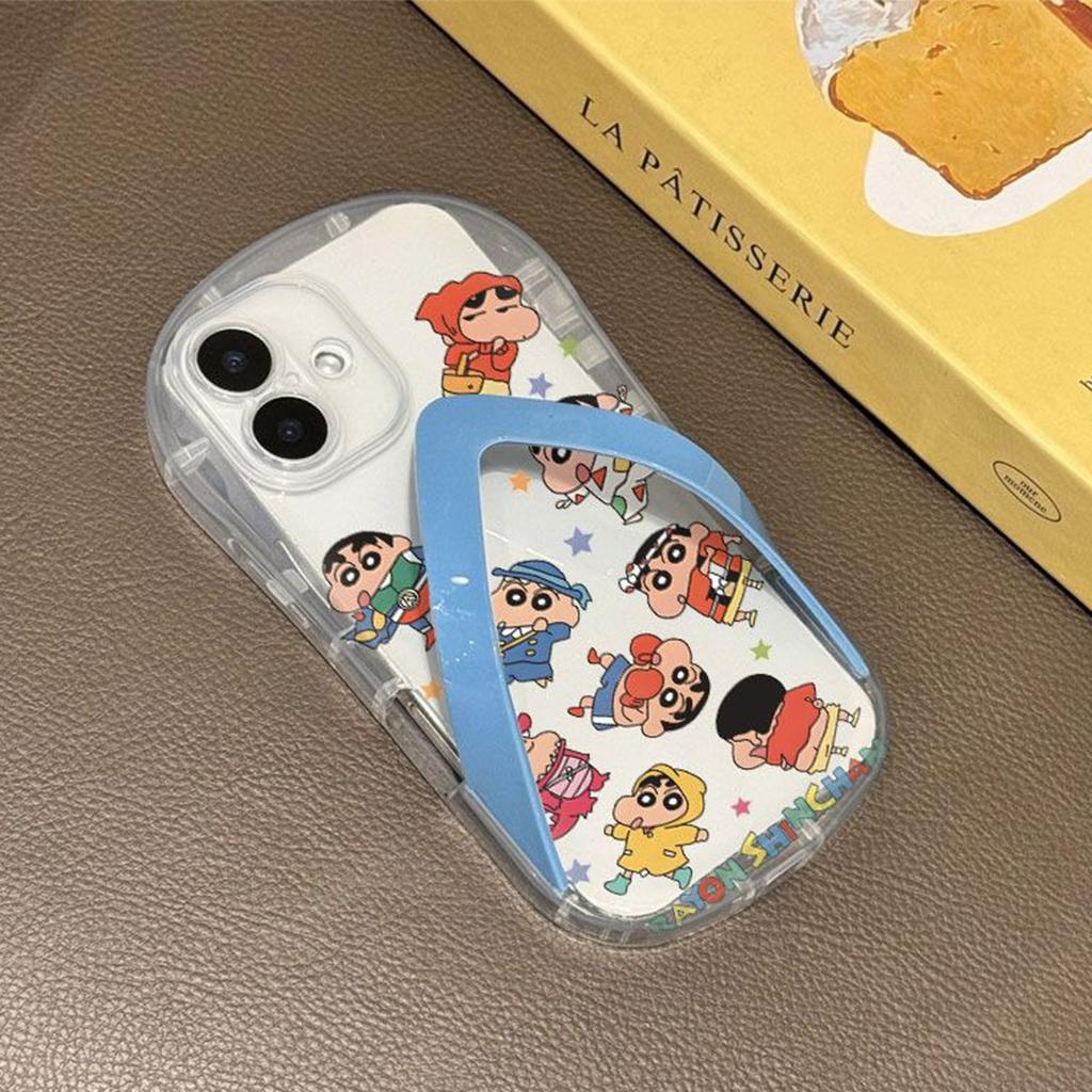 Creative Slippers Case for Apple 17AIR Protective Cover Airbag Anti-fall Goddess Simple Trendy Slippers Mobile Phone Case