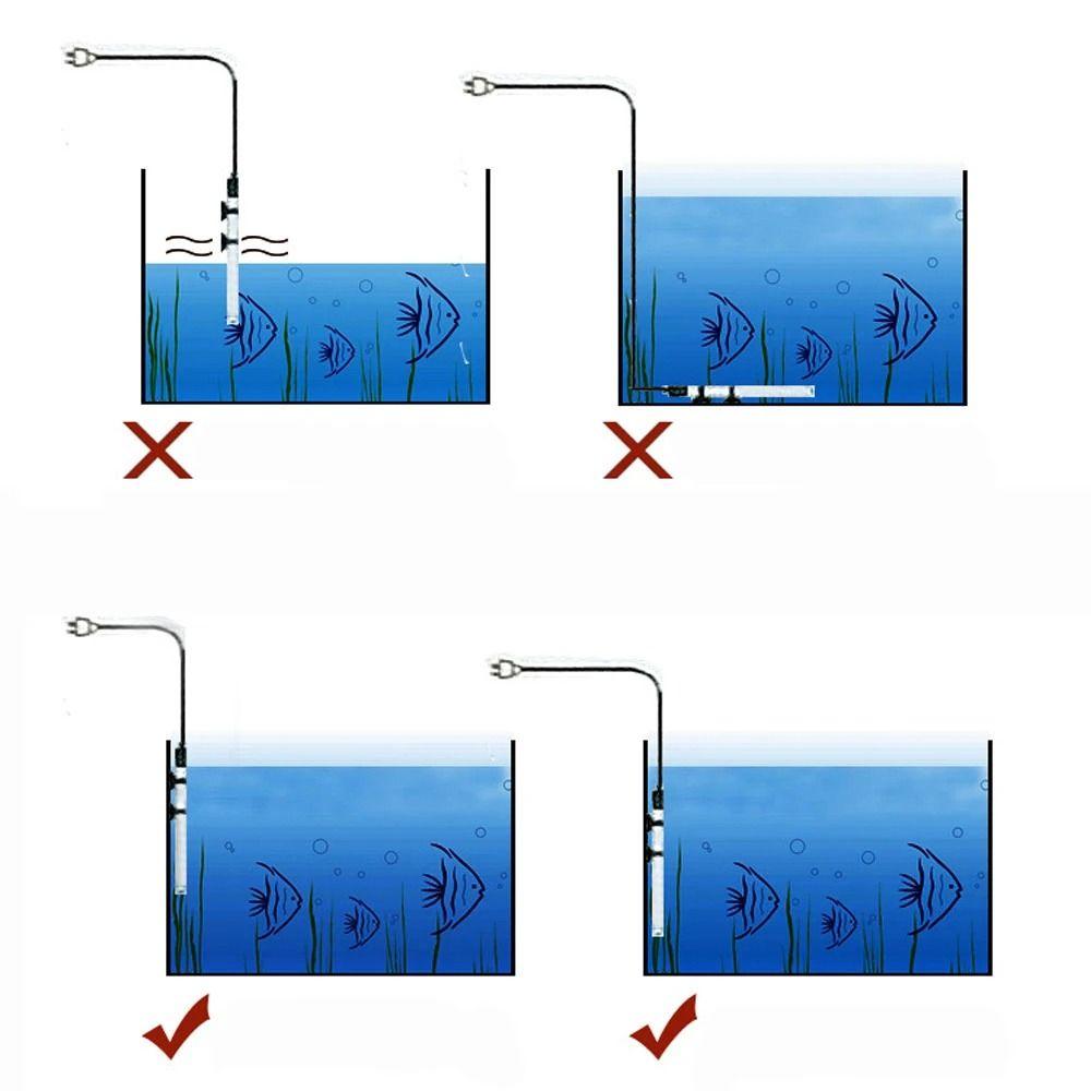 1Pcs Aquarium Fish Tank Thermostat Heater Rod Adjustable Temperature Water Heat Rod