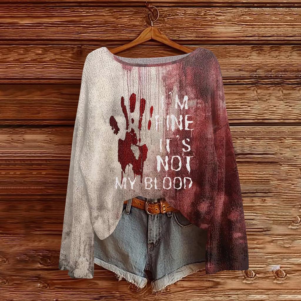 Halloween Gensere For Barn Gutter Og Jenter Strikket Genser Søt Skjorte Høst Rundhals Genser Topper