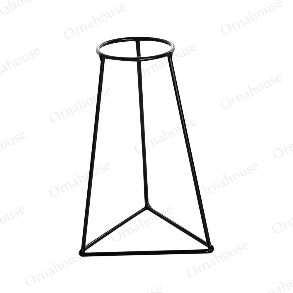 Metallhalterung im nordischen Stil für Zuhause, kreativer flaschenloser Schmuck, Vintage-Vasen aus Eisendraht, trockene und frische Blumenarrangements, Eisenhandwerk