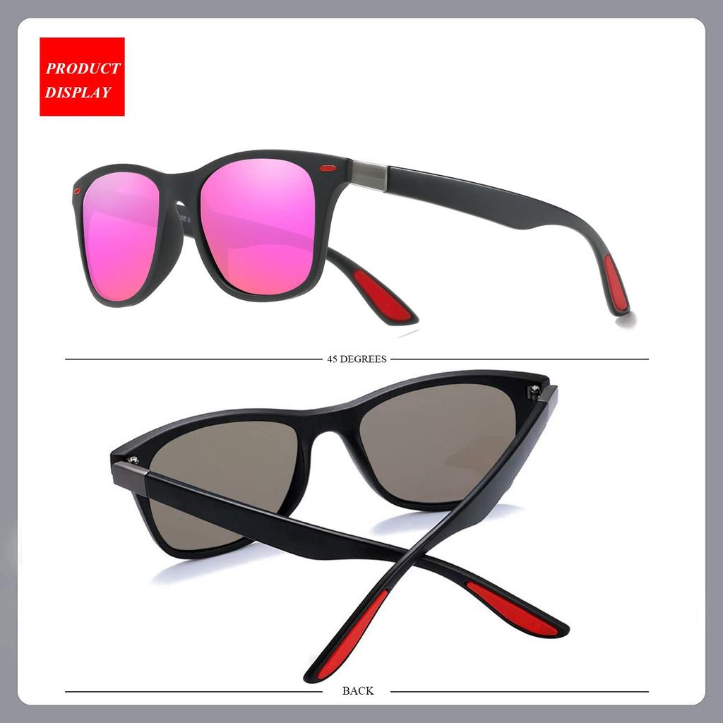 Perfectmiaoxuan Polarized Sunglasses for Men and UV400 Ideal for and Hiking Women, Protection, Driving, Sports, Cycling, Motorcycles, Fishing,