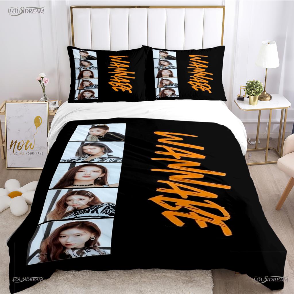 Itzy-Korean Singing Group All Season Duvet Cover Comforter Bedding Set Soft Quilt Cover And Pillowcases Single/Double/Queen/King