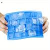 S víkem / Bez víka 24-otvorová silikonová miska na led Čtvercová krabička Pomocné jídlo Pyré Sýr Želé Forma Bar Kuchyňské nářadí Koktejl Kostka